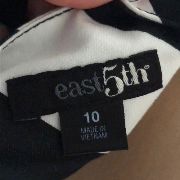 Black and White Skirt. Worn once. - Picture 3 of 4